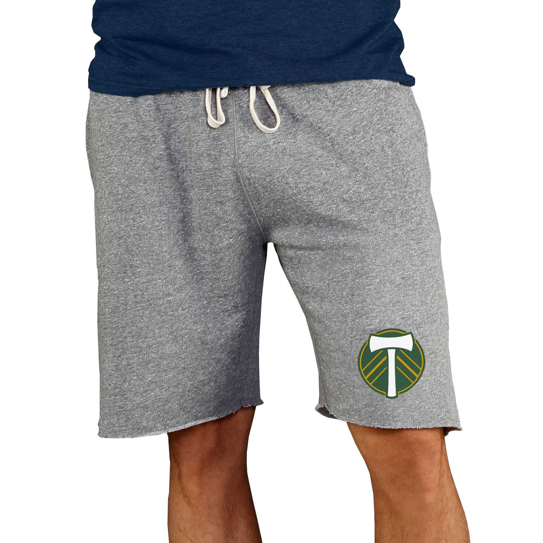 Men's Concepts Sport Gray Portland Timbers Mainstream Terry Tri-Blend Shorts