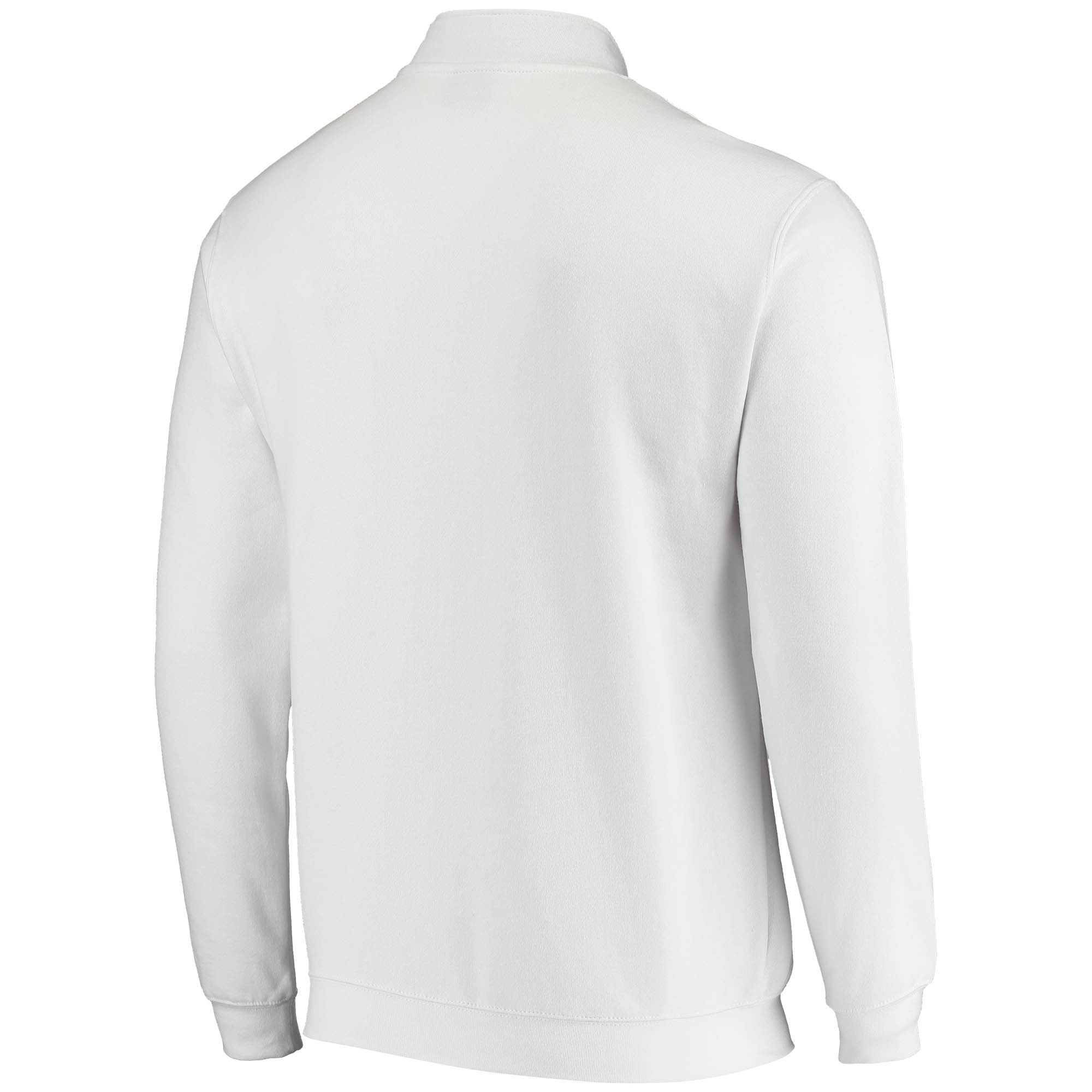 Men's Colosseum White Rutgers Scarlet Knights Tortugas Logo Quarter-Zip Jacket - Image 9