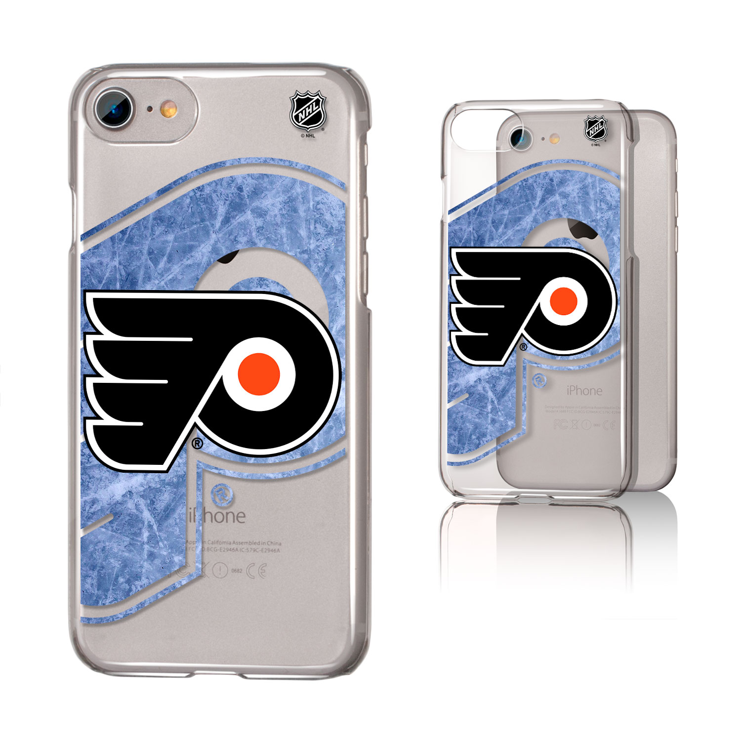 Philadelphia Flyers iPhone Clear Ice Case - Image 4