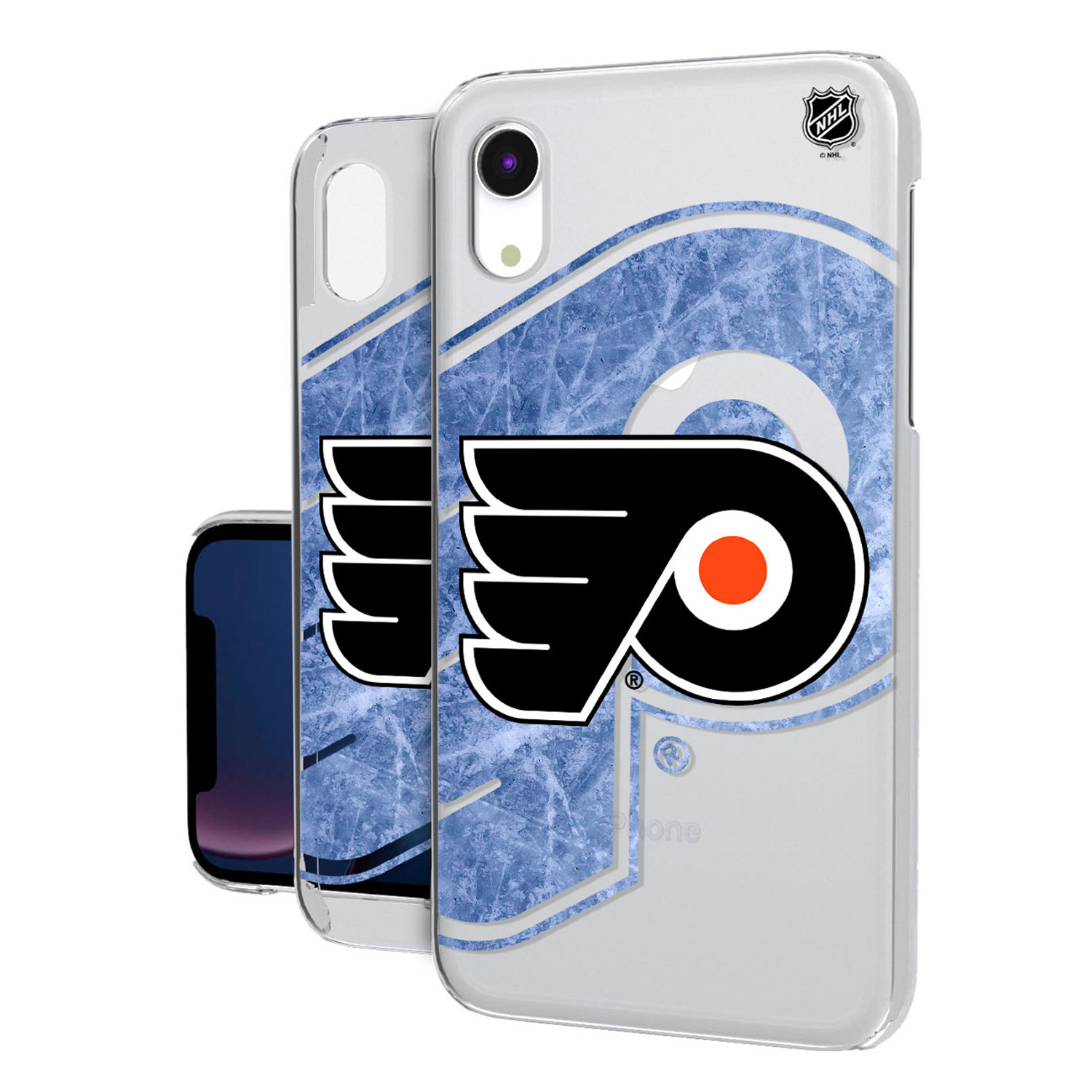 Philadelphia Flyers iPhone Clear Ice Case - Image 7