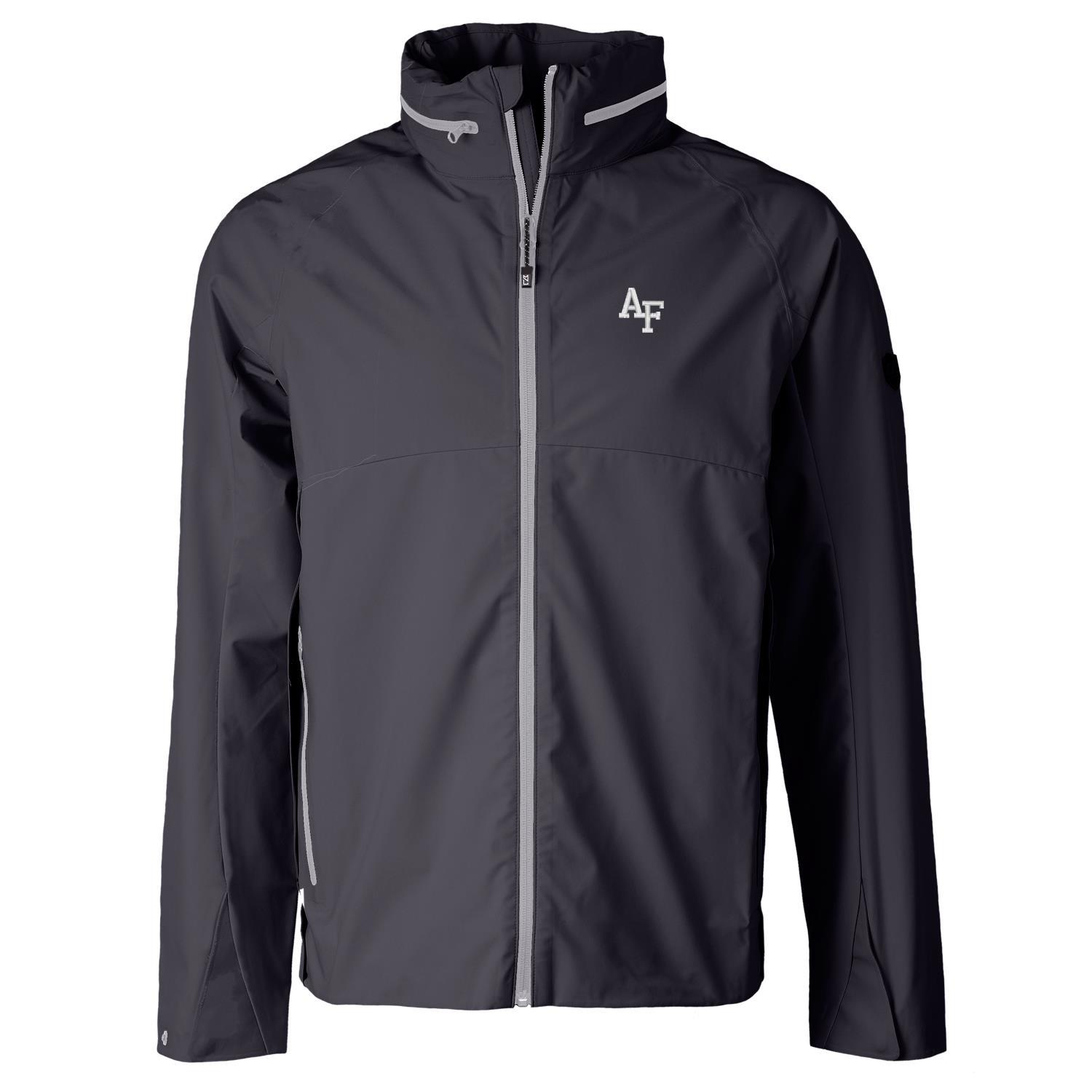 Men's Cutter & Buck Charcoal Air Force Falcons Vapor Full-Zip Jacket