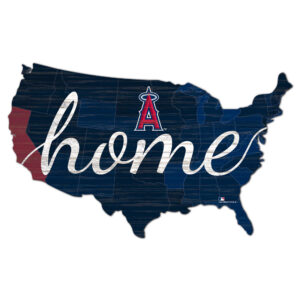 Los Angeles Angels 18'' x 18'' USA Shape Cutout Sign
