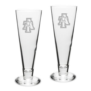 North Carolina A&T Aggies 2-Piece 16oz. Classic Beer Pilsner Set