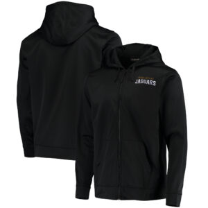 Men's Dunbrooke Black Jacksonville Jaguars Trophy Fleece Full-Zip Hoodie