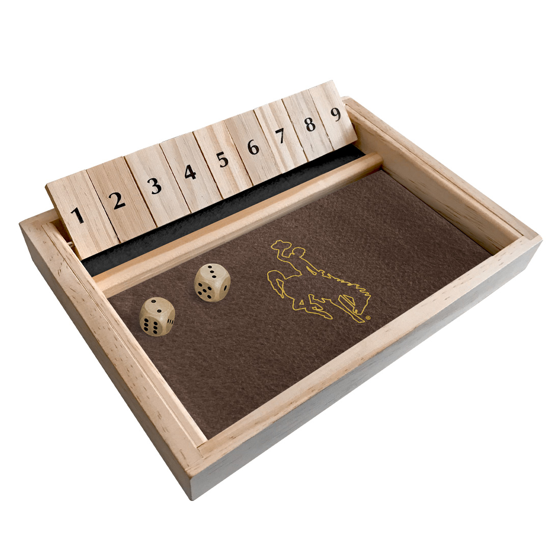 Wyoming Cowboys Shut The Box Game