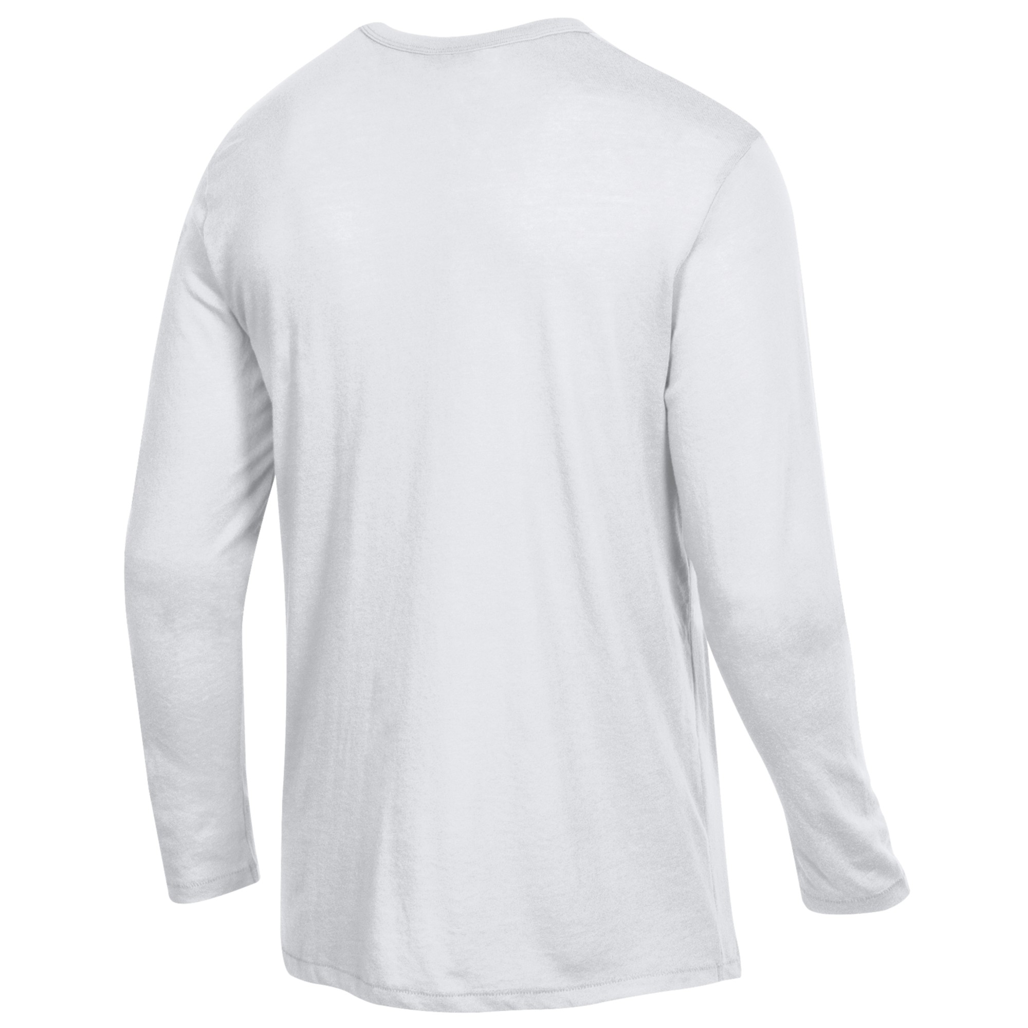 Men's White James Madison Dukes Keeper Long Sleeve T-Shirt - Image 4