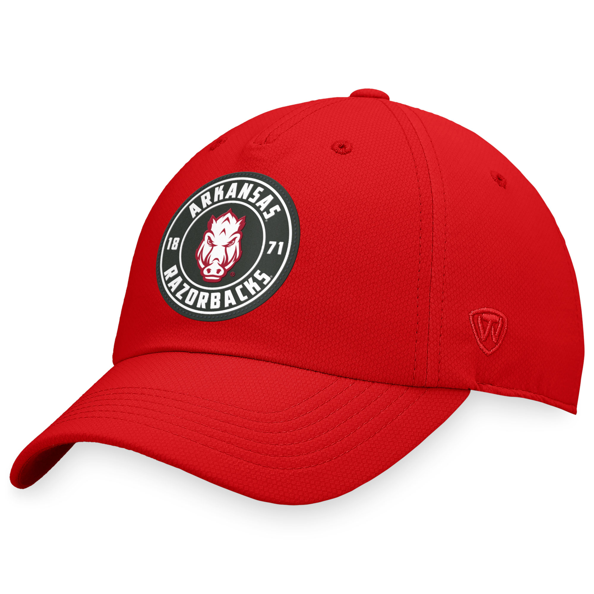 Men's Top of the World Cardinal Arkansas Razorbacks Region Adjustable Hat - Image 6