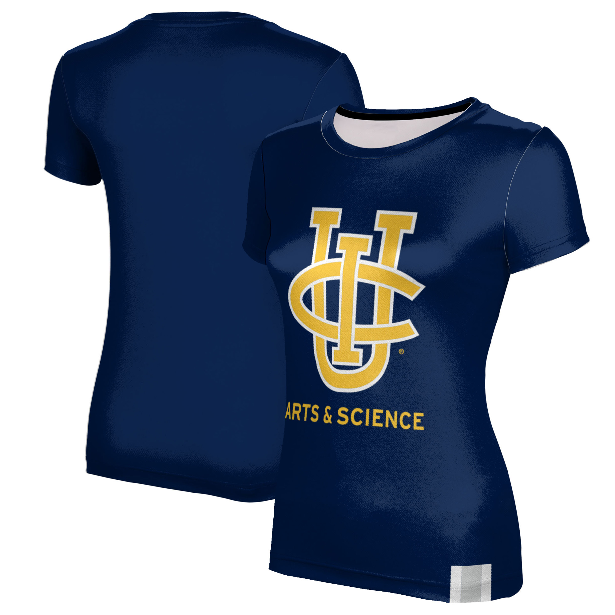 Women's Navy UC Irvine Anteaters Arts & Science T-Shirt