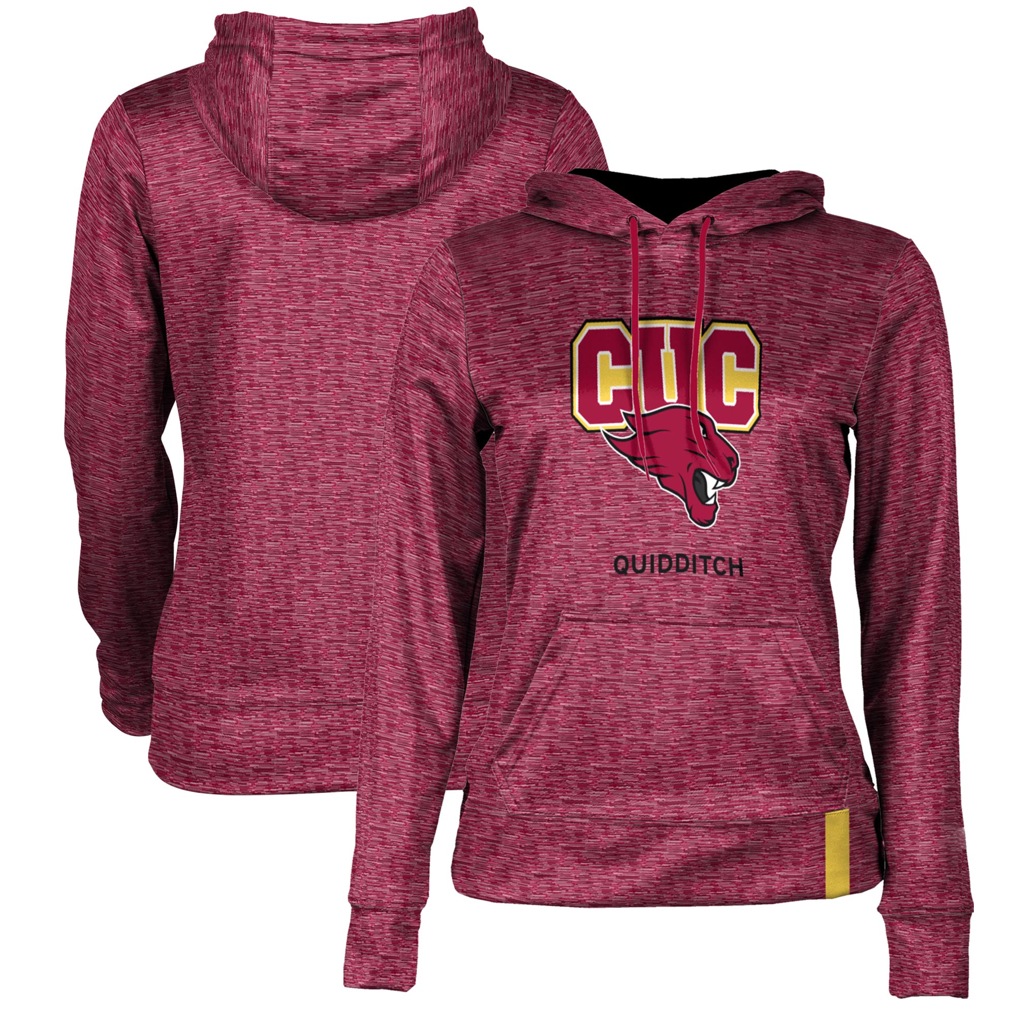 Women's Maroon Concordia University (IL) Cougars Quidditch Pullover Hoodie