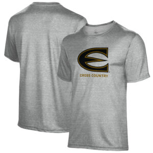 Men's Gray Emporia State Hornets Cross Country Name Drop T-Shirt