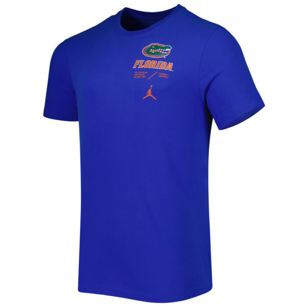 Men's Jordan Brand Royal Florida Gators Team Practice Performance T-Shirt - Image 6