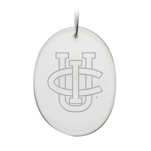 UC Irvine Anteaters 2.75'' x 3.75'' Glass Oval Ornament