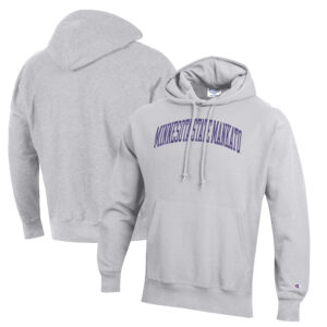 Men's Champion Gray Minnesota State University Mankato Reverse Weave Pullover Hoodie