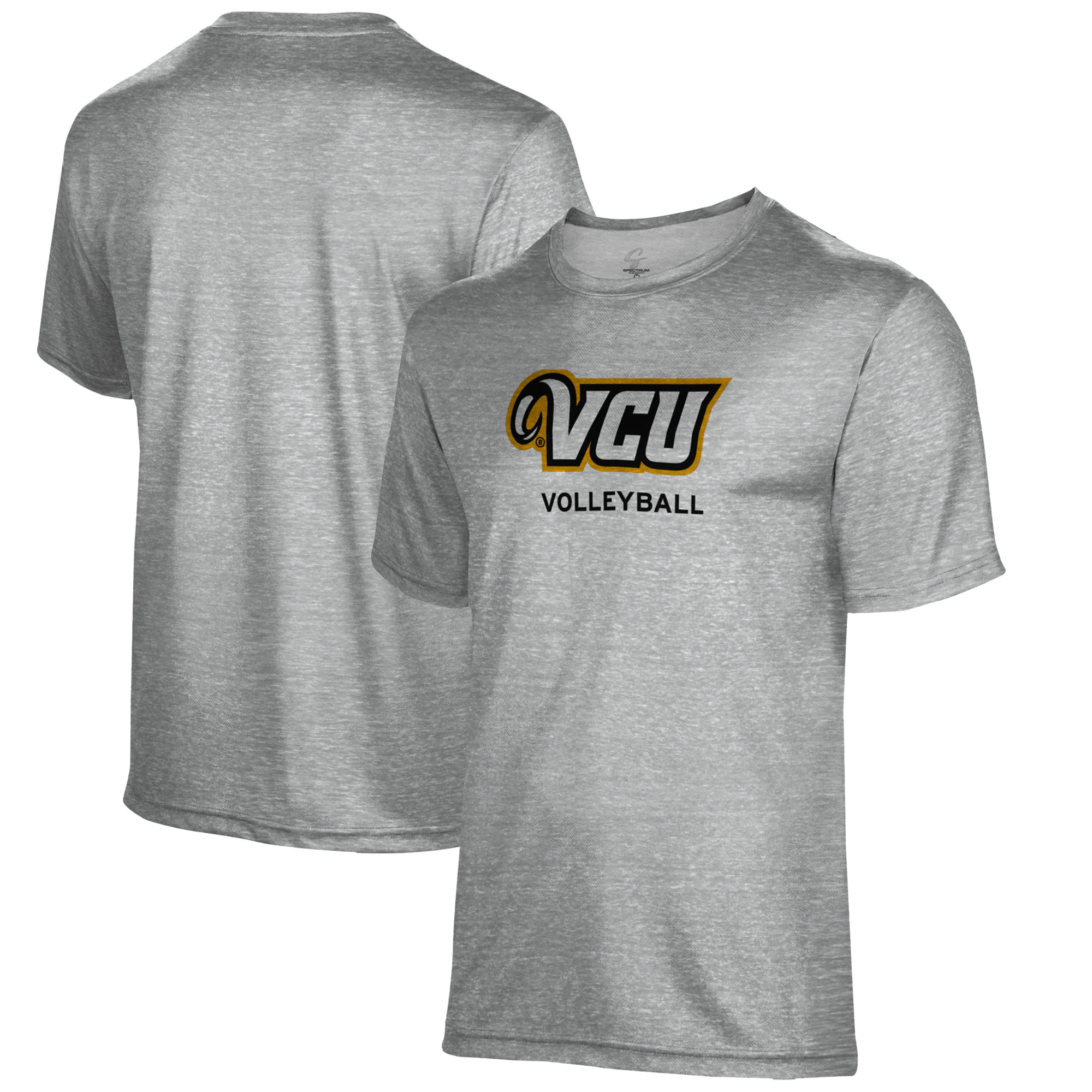 Men's Gray VCU Rams Volleyball Name Drop T-Shirt