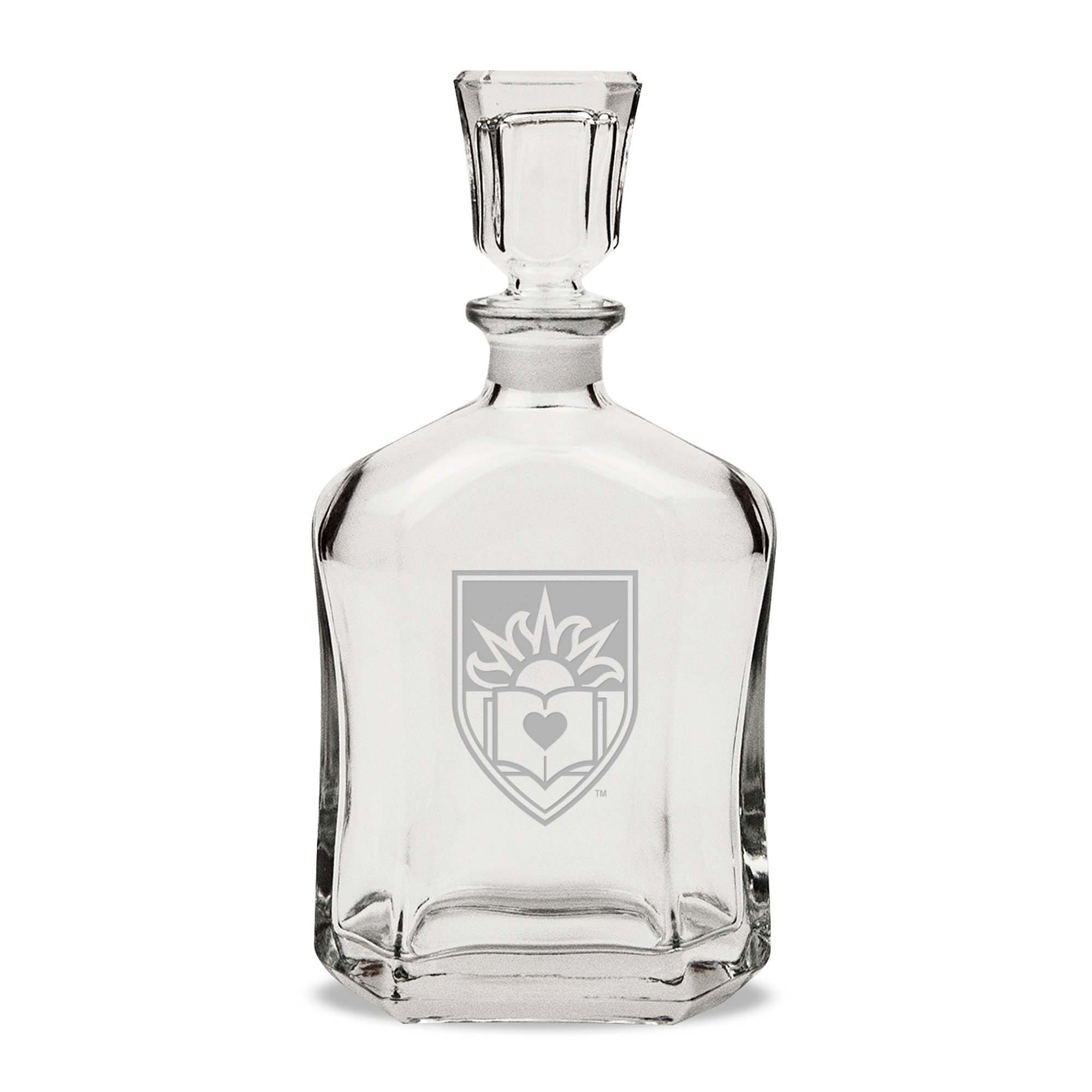 Lehigh Mountain Hawks Team 23.75oz. Crystal Whisky Decanter