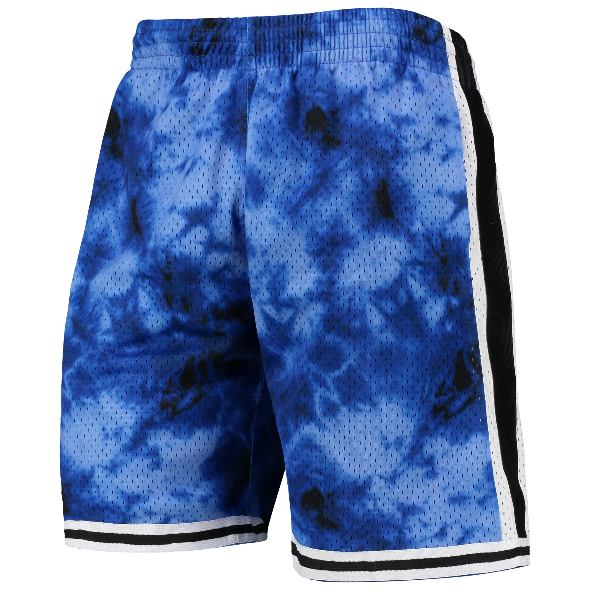 Men's Mitchell & Ness Royal Philadelphia 76ers Hardwood Classics 2000 Galaxy Swingman Shorts - Image 9