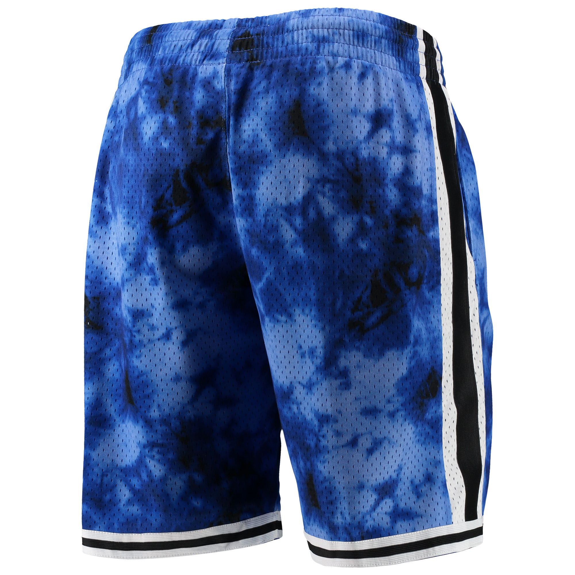 Men's Mitchell & Ness Royal Philadelphia 76ers Hardwood Classics 2000 Galaxy Swingman Shorts - Image 7