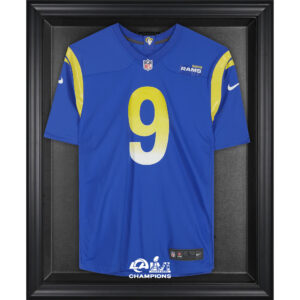 Los Angeles Rams Super Bowl LVI Champions Framed Logo Jersey Display Case