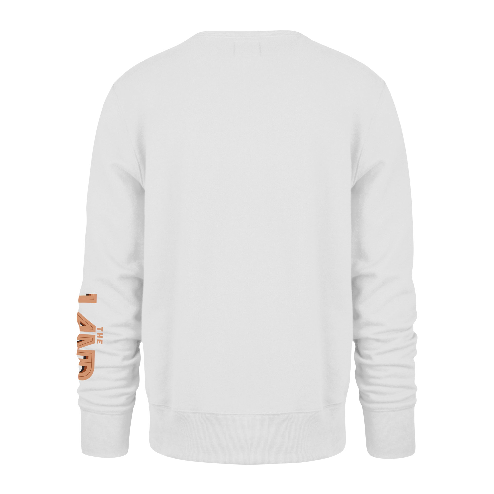 Men's '47 White Cleveland Cavaliers 2022/23 City Edition Two-Peat Headline Pullover Sweatshirt - Image 4