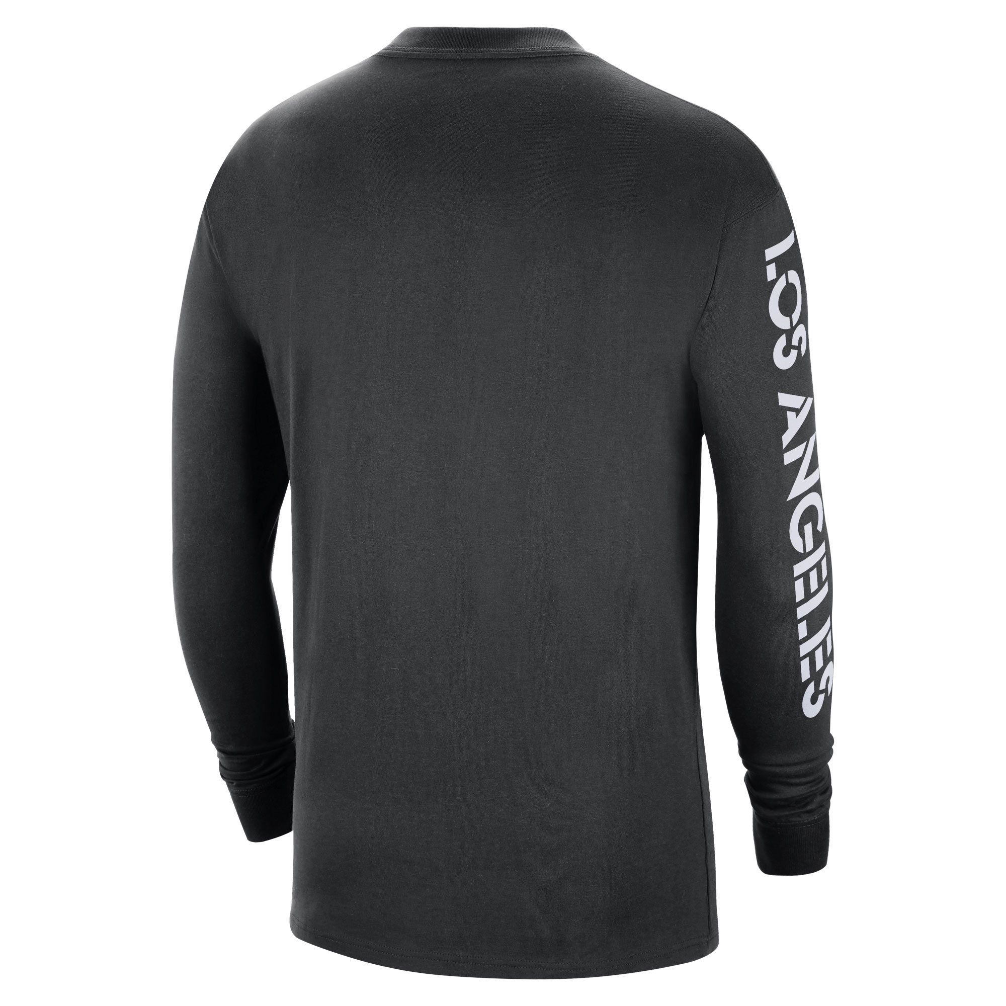 Men's Jordan Brand Black Los Angeles Lakers Courtside Max 90 Vintage Wash Statement Edition Long Sleeve T-Shirt - Image 4