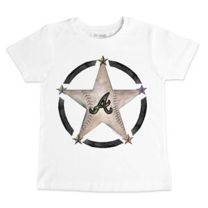 Infant Tiny Turnip White Atlanta Braves Military Star T-Shirt