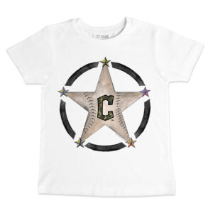 Infant Tiny Turnip White Cleveland Guardians Military Star T-Shirt