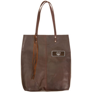 Brown DePaul Blue Demons Logo Plate Mee Canyon Tote