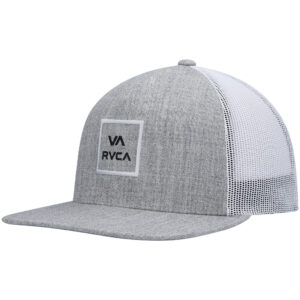 Men's RVCA Heathered Gray All the Way Trucker Snapback Hat
