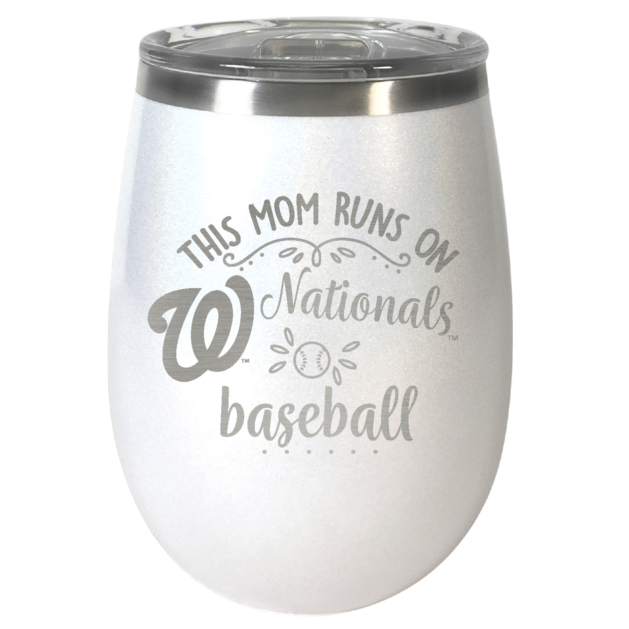 Washington Nationals 10oz. This Mom Opal Wine Tumbler