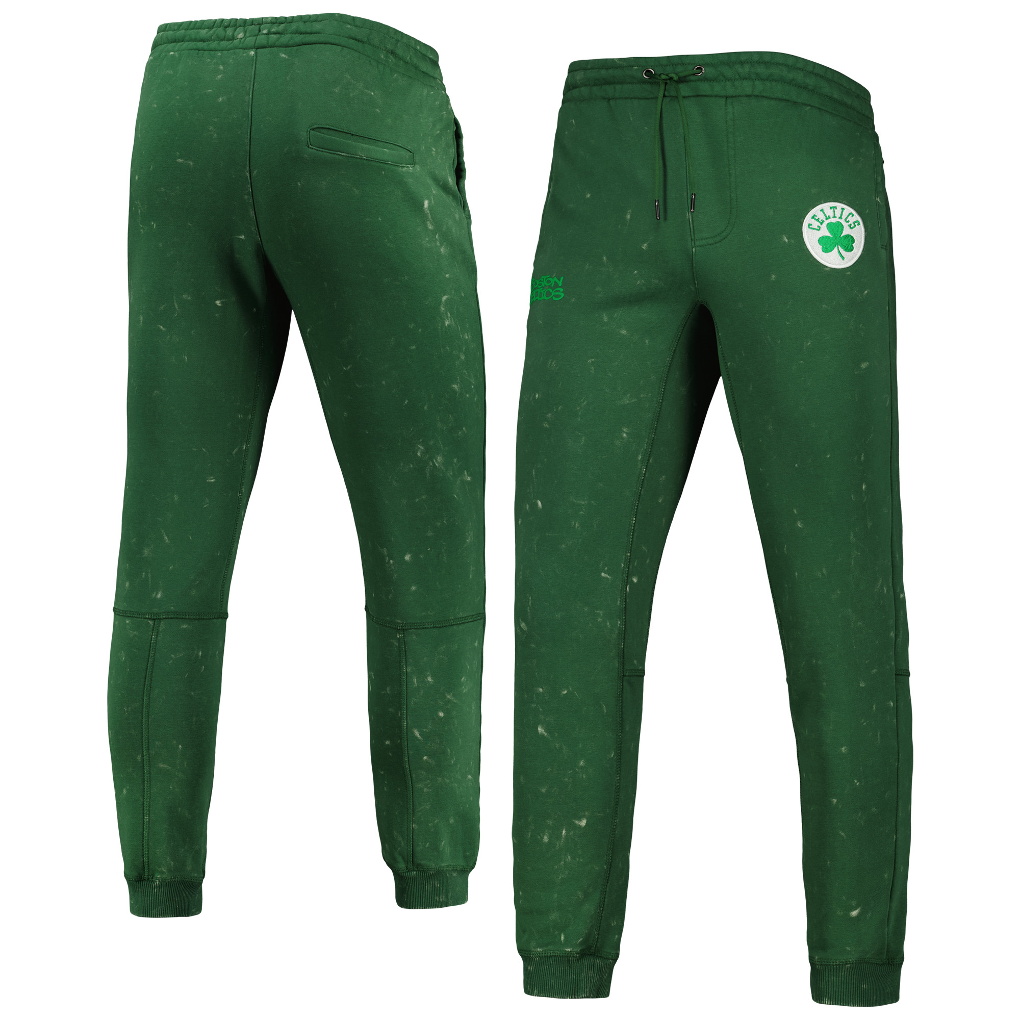 Unisex The Wild Collective Kelly Green Boston Celtics Acid Tonal Jogger Pants - Image 2