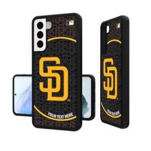 San Diego Padres Circle Design Personalized Galaxy Bump Case