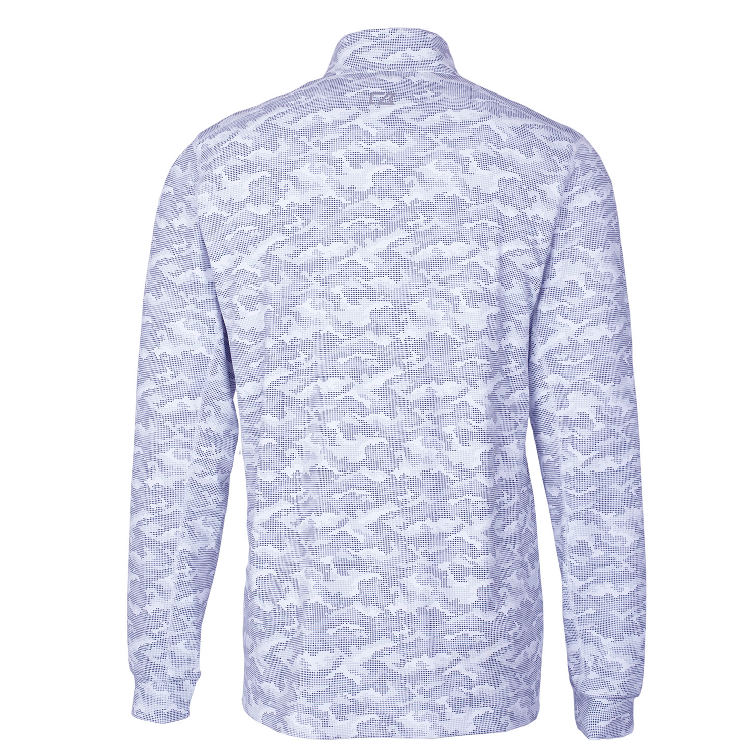 Men's Cutter & Buck Charcoal Western Kentucky Hilltoppers Vault Big & Tall Traverse Camo Print Stretch Quarter-Zip Pullover Top - Image 4