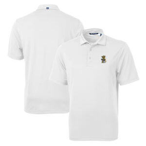 Men's Cutter & Buck White Wichita State Shockers Team Big & Tall Virtue Eco Pique Recycled Polo