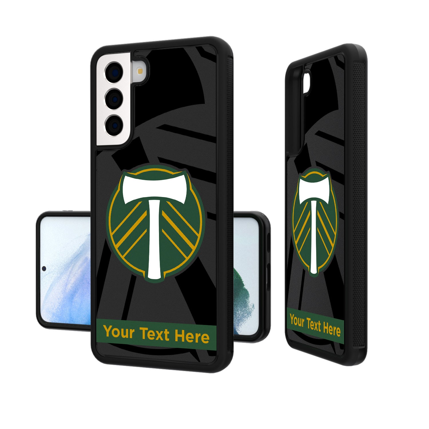 Portland Timbers Personalized Tilt Design Galaxy Bump Case