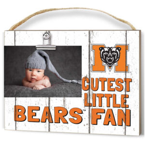 Mercer Bears 16" x 22" Cutest Little Weathered Logo Frame