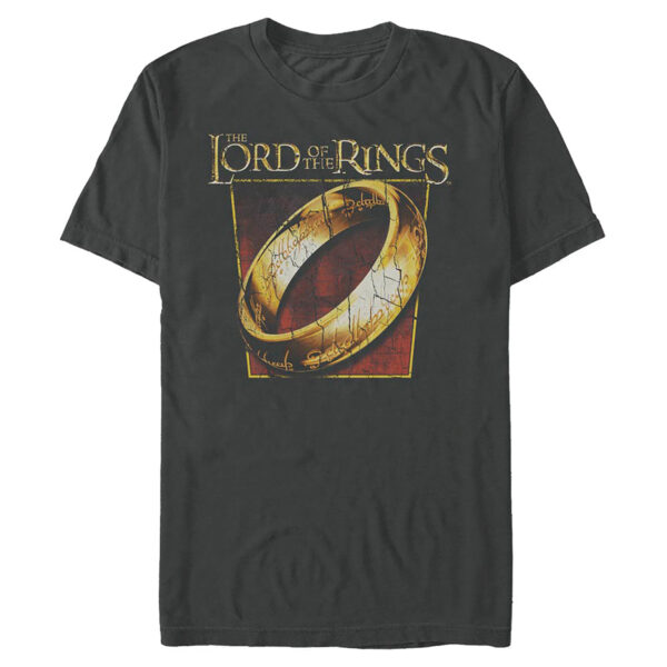 Men's Charcoal The Lord of the Rings Ring T-Shirt