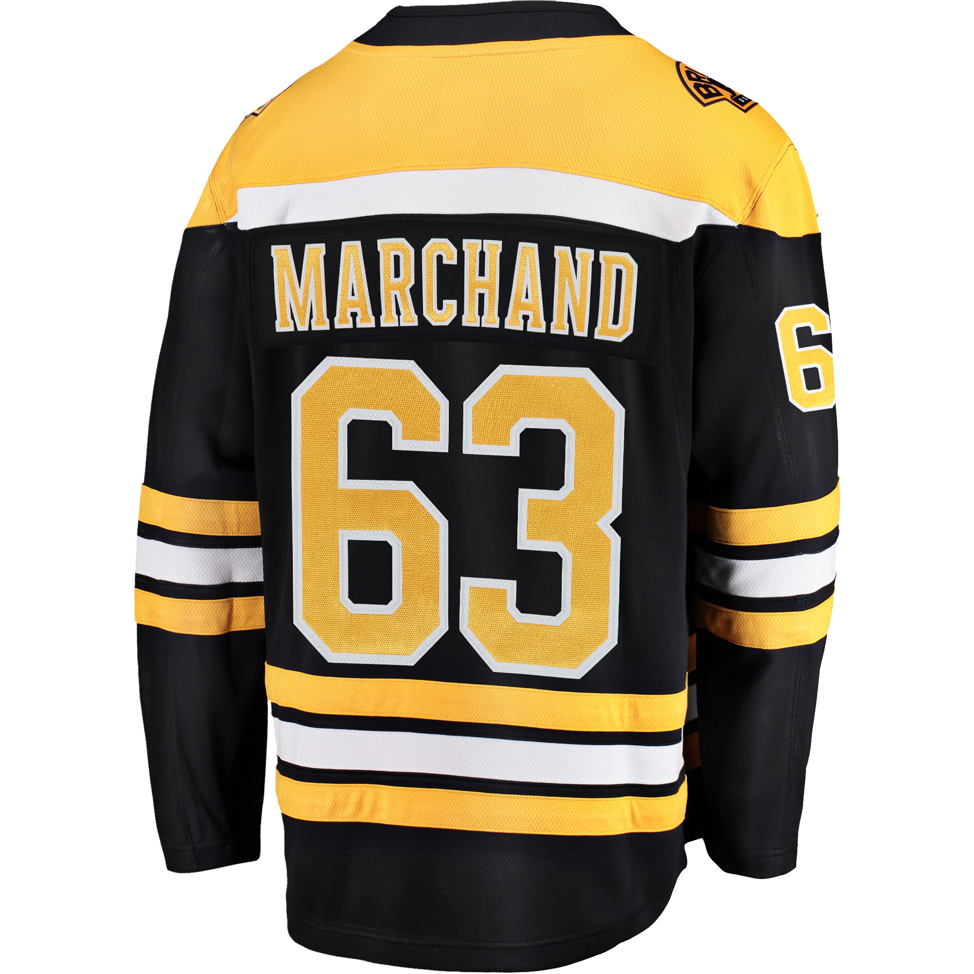 Men's Fanatics Brad Marchand Black Boston Bruins Home Breakaway Jersey - Image 4