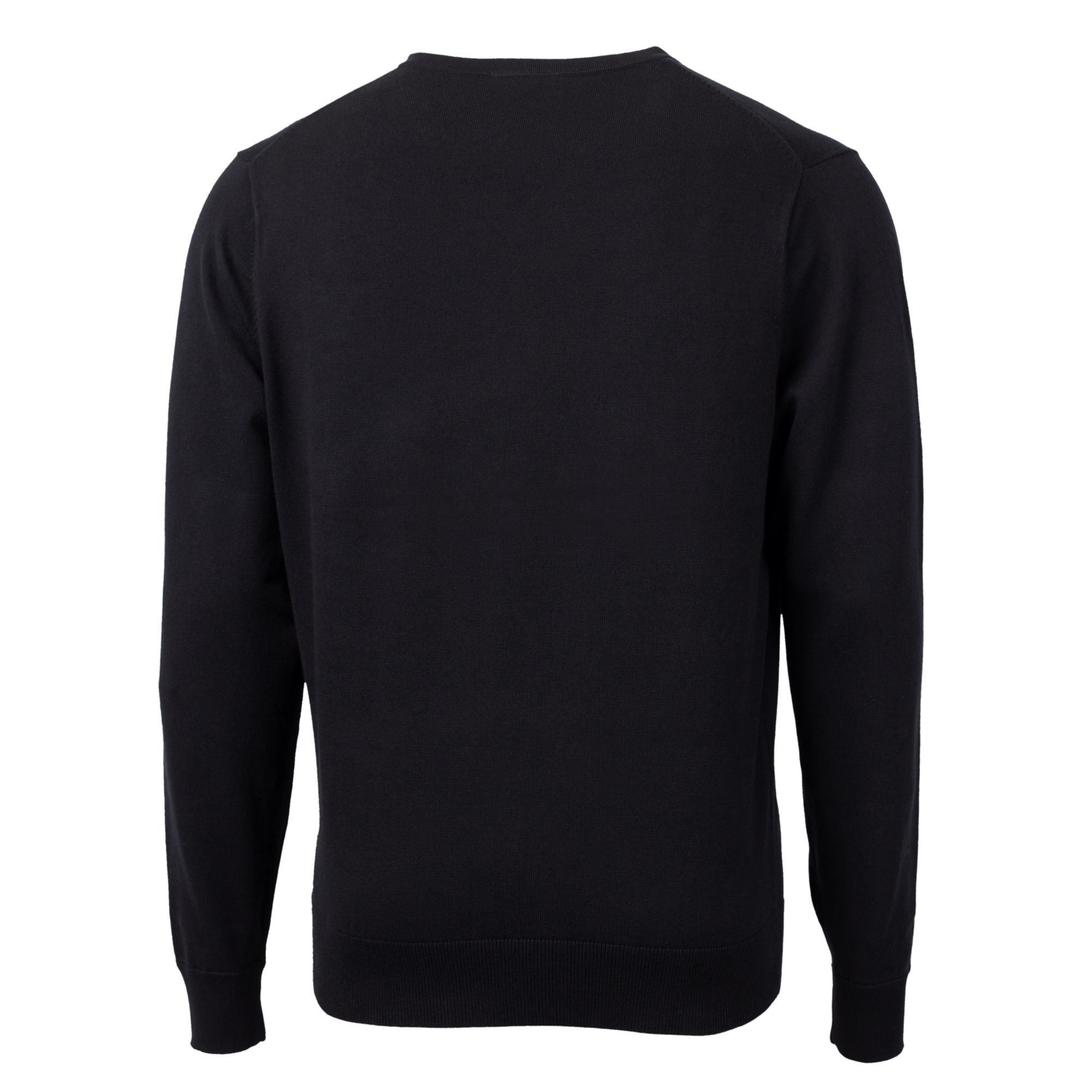 Men's Cutter & Buck Black UCF Knights Citronaut Lakemont Tri-Blend V-Neck Pullover Sweater - Image 4