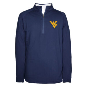 Youth Garb  Navy West Virginia Mountaineers Matthew Raglan Quarter-Zip Top