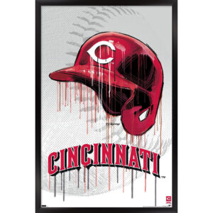 Cincinnati Reds 24.25" x 35.75" Framed Team Poster