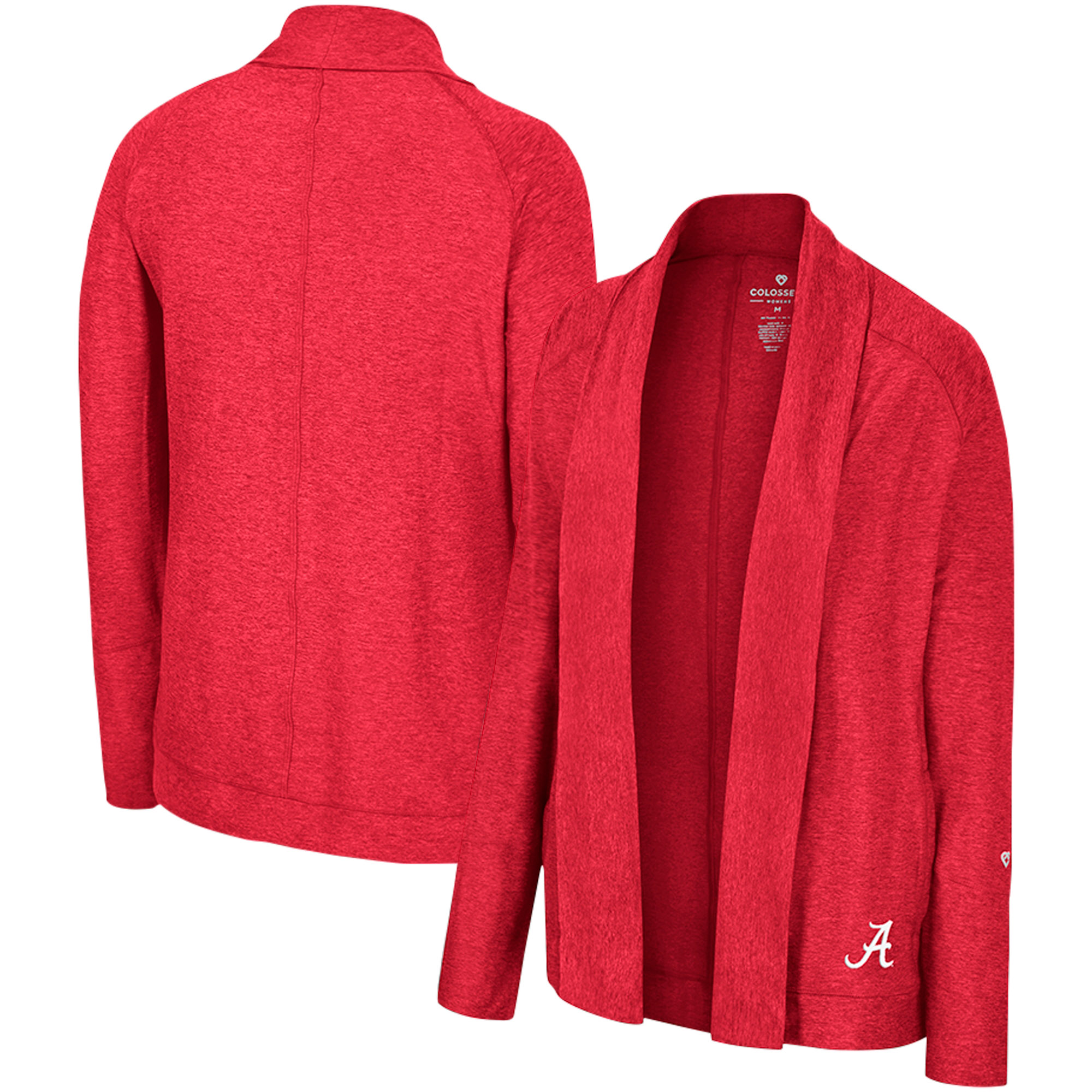 Women's Colosseum Crimson Alabama Crimson Tide Morningside Cardigan Sweater - Image 5