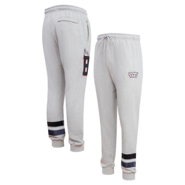 Men's Freeze Max Bugs Bunny Heather Gray Looney Tunes Varsity Jogger Pants