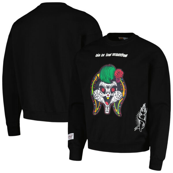 Unisex Freeze Max Black Looney Tunes Lola Bunny Día De Los Muertos Pullover Sweatshirt