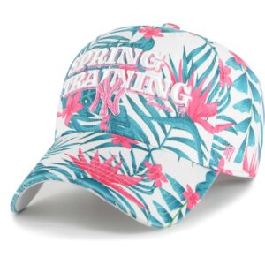 Women's '47 White New York Yankees 2024 Spring Training Rebloom Clean Up Adjustable Hat