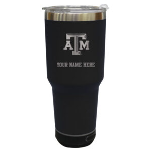 The Memory Company  Texas A&M Aggies Personalized 30oz. Stainless Steel Bluetooth Tumbler