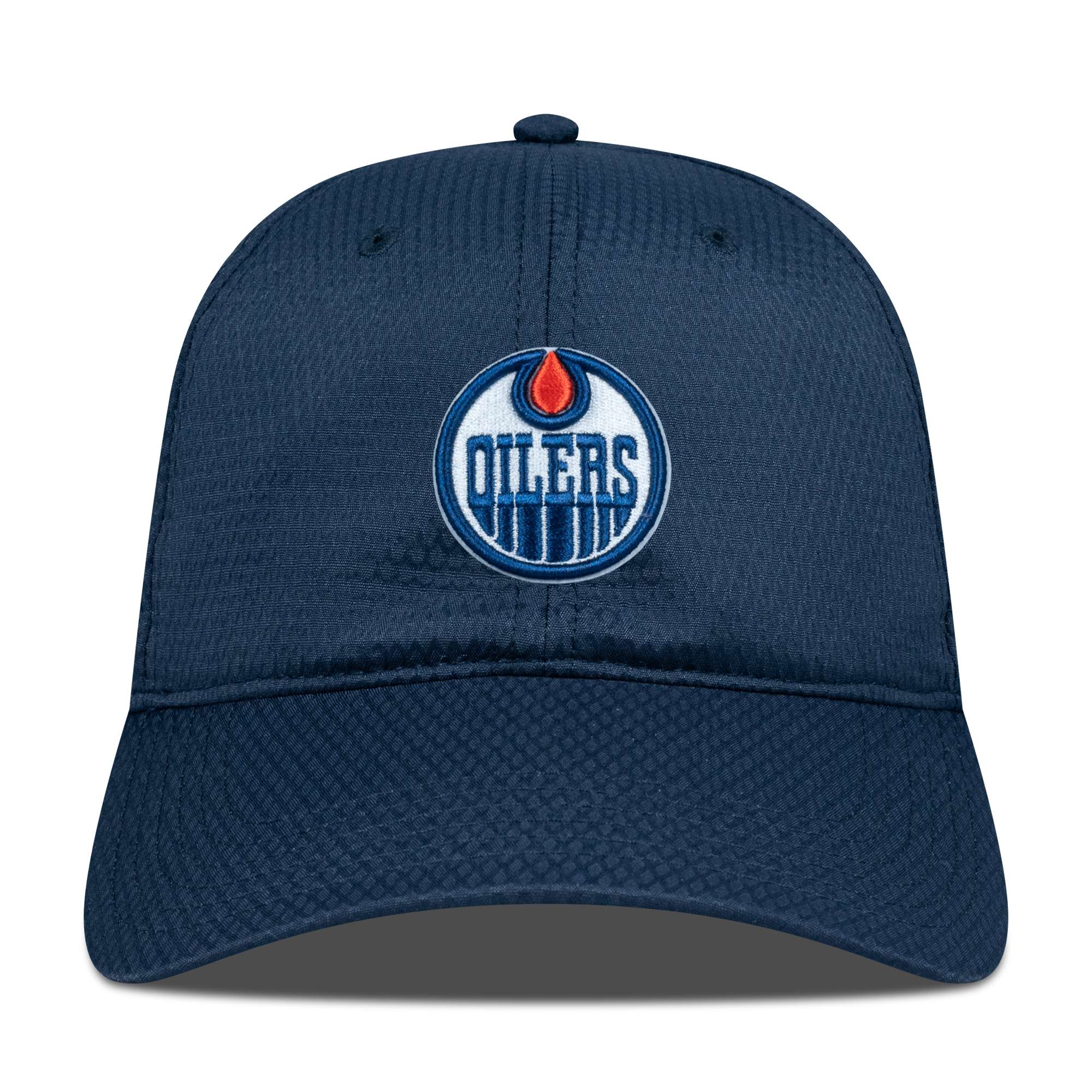 Men's Levelwear Navy Edmonton Oilers Matrix Adjustable Hat - Image 7