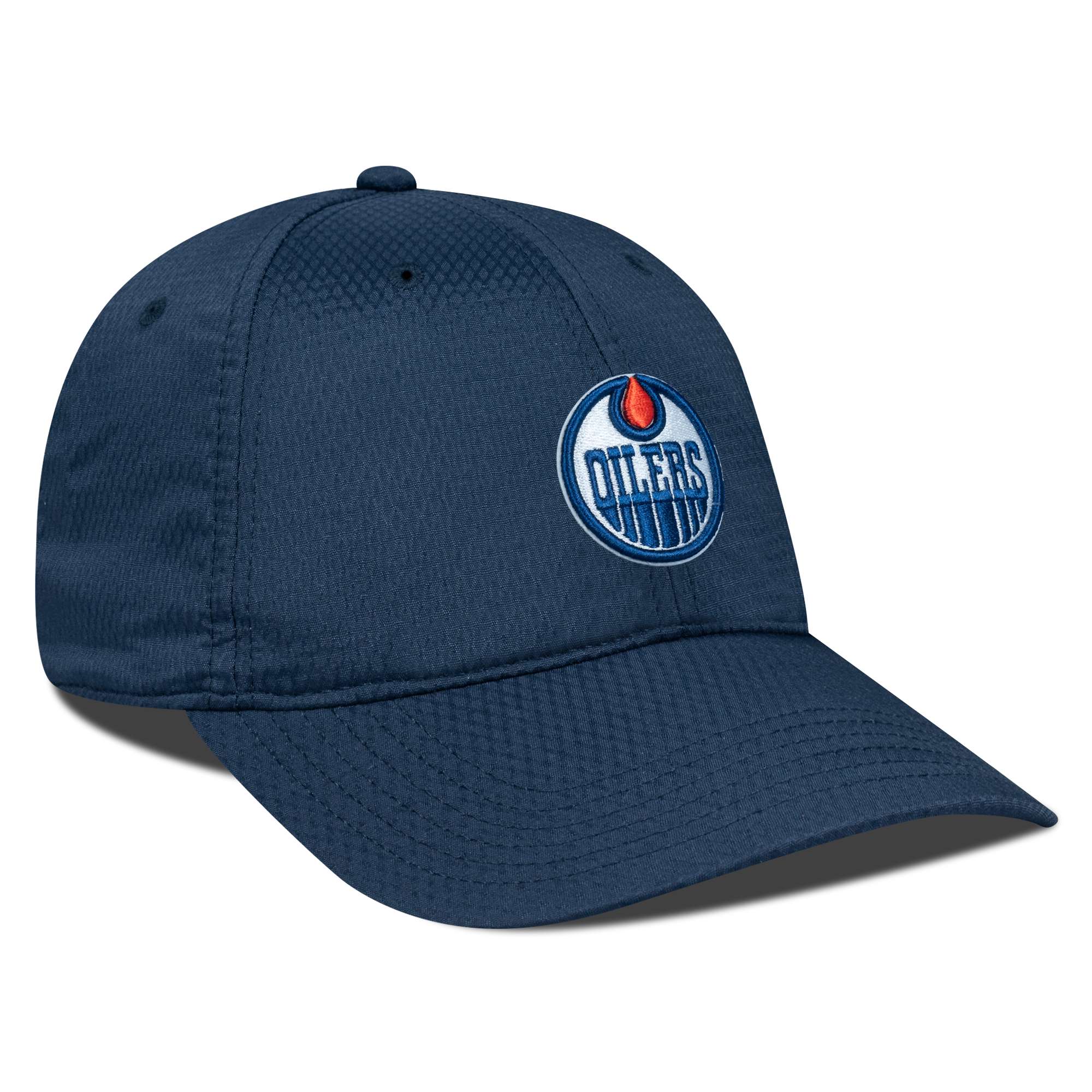 Men's Levelwear Navy Edmonton Oilers Matrix Adjustable Hat - Image 4