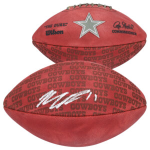 Micah Parsons Dallas Cowboys Autographed Duke Showcase Football