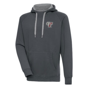 Men's Antigua  Charcoal Fordham Rams Victory Pullover Hoodie