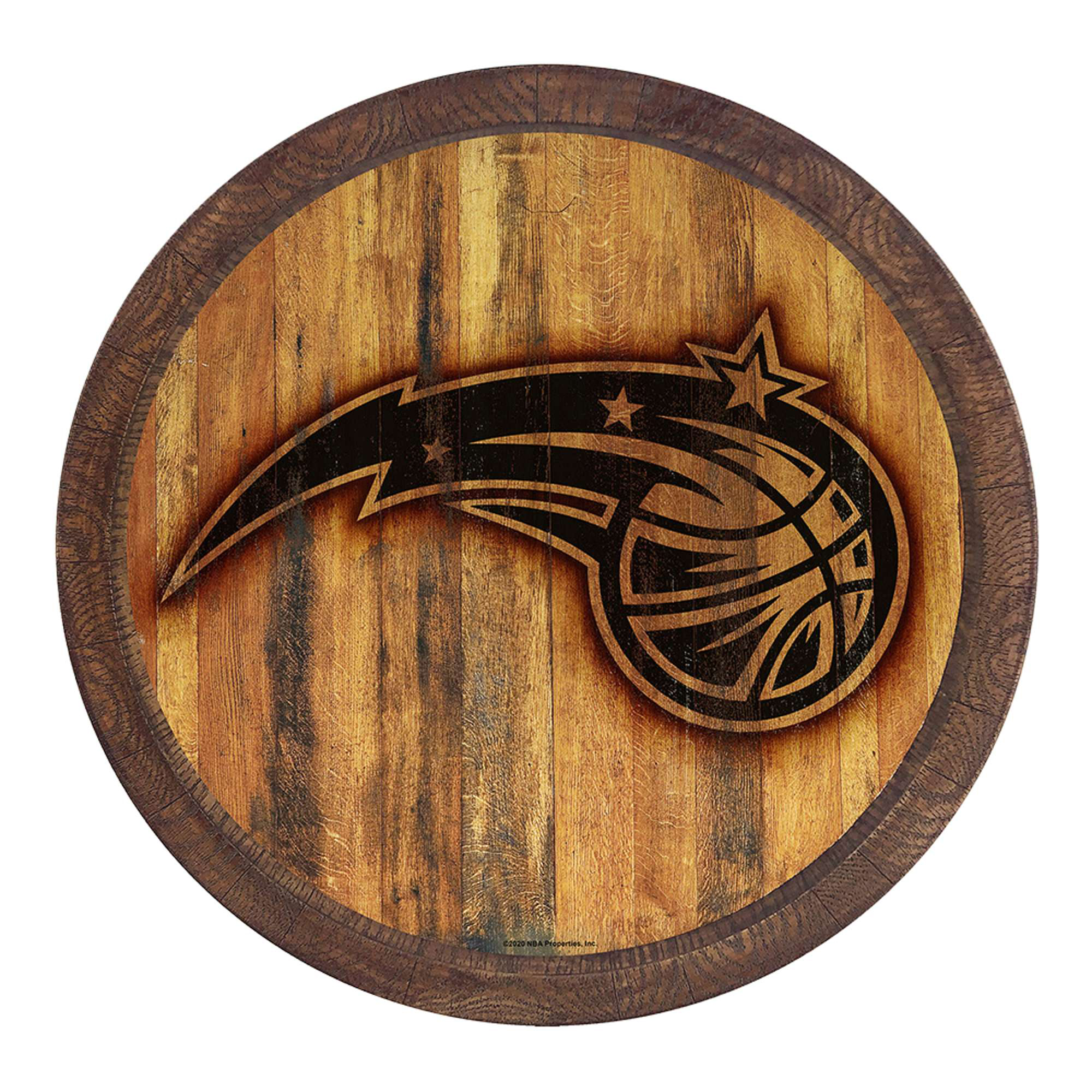 Orlando Magic 20.25'' Faux Barrel Top Sign - Image 7